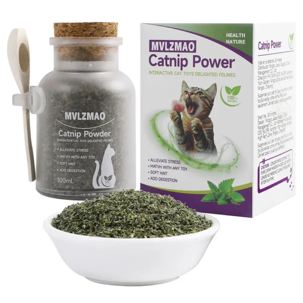 Organic Catnip Safe Premium Blend Perfect for Cats, Instilled with Maximized Potency your Kitty is Guaranteed to Go Crazy 100ML