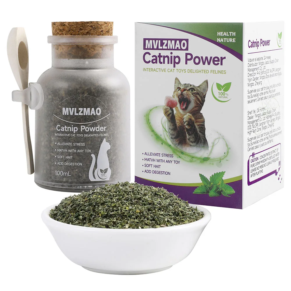 kf-S777f2474afeb4be4bb7275e6d1cc3265k Organic Catnip Safe Premium Blend Perfect for Cats, Instilled with Maximized Potency your Kitty is Guaranteed to Go Crazy 100ML - Image 1