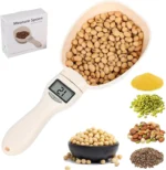 Pet Food Scale LCD Electronic Precision Weighing Tool Dog Cat Feeding Food Measuring Spoon Digital Display Kitchen Scale